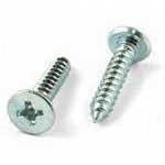 PHILLIPS TAPPING SCREW WHITE ZINC