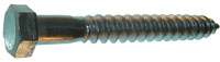 1/4 X 4 1/2 LAG BOLT HEX 2 GR ZI