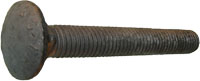 5/8-11 X 5 CARRIAGE BOLT 2 GR GALV.