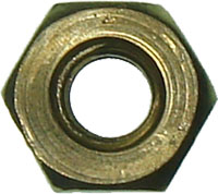10-32 M/S NUT HEX BR